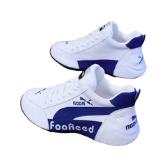 Casual Men's Leather Surface Shoes Fashionable Dad Sneakers Breathable