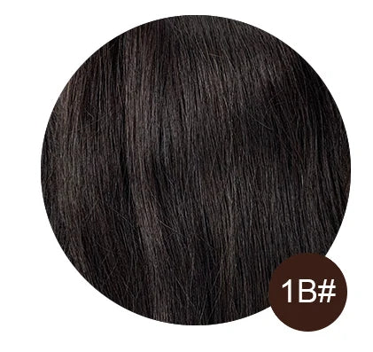 Micro Loop Hair Extensions Remy Human Hair Straight Human Fusion Hair 50 Strands Micro Link Hair Extension Natural Beads Hair