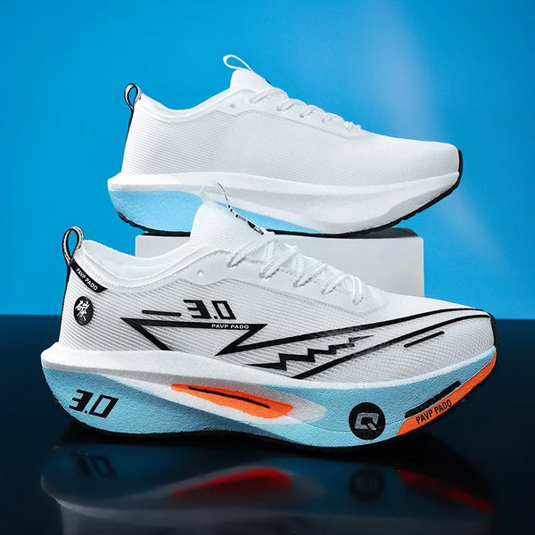 Men Running Shoes Marathon Carbon Board Speciality Sports Breathable Lightweight Women's Comfortable Athletic Sneakers New