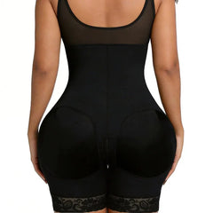 AfruliA Full Body Shaper Bodysuits Corset Fajas Colombian Girdle Shapewear Daily Post-Surgical Use Double Control Waist Trainer