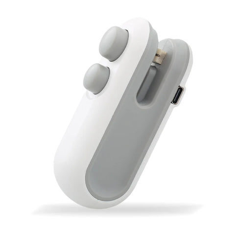 2 In 1 Sealer Cutter Mini Bag Sealer Handheld Heat Vacuum Sealer Handheld Bag Sealing Machine for Food Storage Snacks Freshness