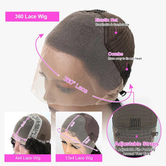 32 34 Inch 360 Lace Wig Human Hair Wigs For Women 4x4 Closure Wigs 13x4 Frontal Loose Body Wave Lace Front Wig Pre Plucked Bling
