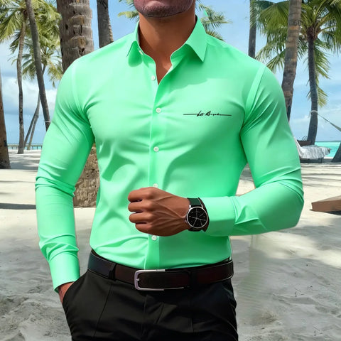 16 colors men's shirts casual fashion long sleeve shirts men's business shirts high quality large size fast delivery