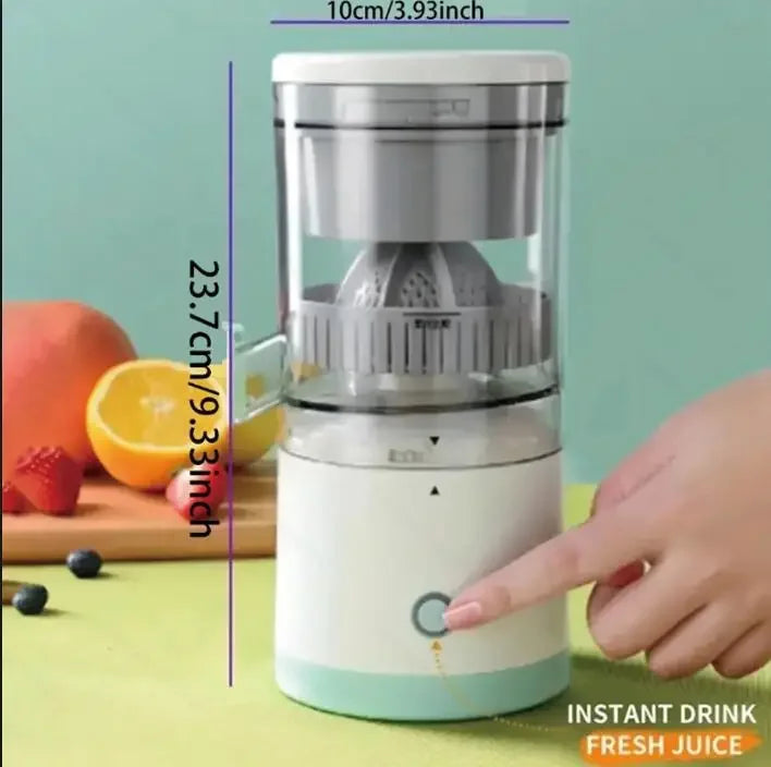 New Portable Home Juicer Fruit Juice Extractor, USB RechargeableElectric Squeeze, High Juice Output for Orange,