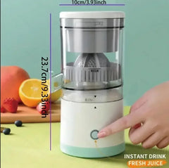 New Portable Home Juicer Fruit Juice Extractor, USB RechargeableElectric Squeeze, High Juice Output for Orange,