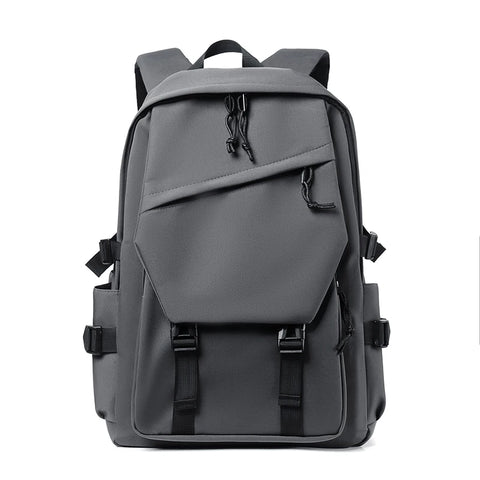 Simple solid color backpack,  travel backpack, plenty of storage space, very suitable for commuting, school, work