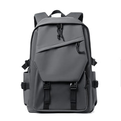 Simple solid color backpack,  travel backpack, plenty of storage space, very suitable for commuting, school, work