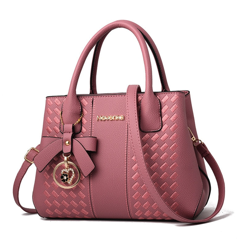 Women 2022 European and American Fashion Handheld Big Bag Fashion Middle aged Embroidery Single shoulder Crossbody Bag