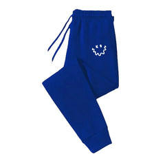 Autumn/Winter Men's Sweatpants Monster Smile Printed Lace-up Sweatpants Men Casual Pants