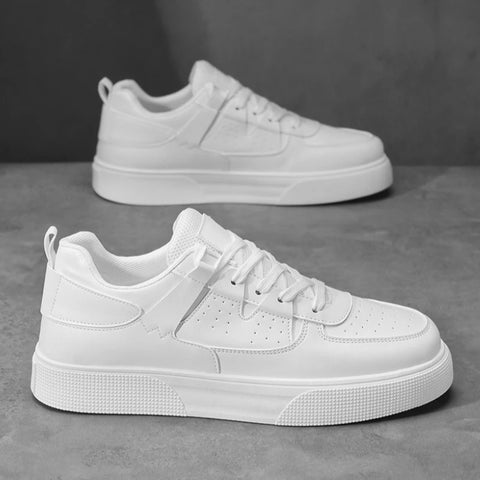 Men's Sneakers Platform Casual Shoes Soft Non Slip Running Shoes Trend Lightweight Flat Shoe Lace-up Shoes for Men