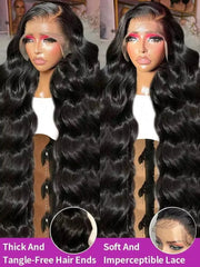 30 40 Inch Body Wave Lace Front Wig Women 13x4 Lace Wigs 100% Human Hair