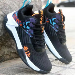 New Anti-Slip Men's High Top Men's Basketball Shoes Luxury Comfortable Running Shoes Fashionable Versatile Casual