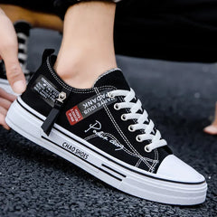 Men's Canvas Shoes Breathable Men Casual Shoes Outdoor Sneakers Comfortable Low-Top Men Tennis Shoes Zapatillas De Deporte