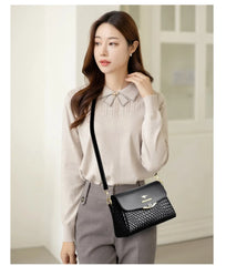 Luxury Handbag Women Bags Designer Pu Leather Knitting