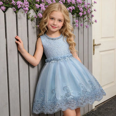 Baby Clothing Babies Girls Dresses Four Seasons Baptism Princess Dress for Girls