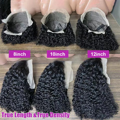 Wear And Go 13x4 Water Wave Bob Lace Wig For Women Curly 7x5 Glueles Human Hair Wig Ready To Go Hu