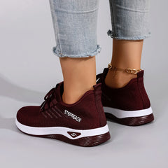 Spring and Autumn New Women's Casual Lace up Comfortable, Breathable, Lightweight and Wear-Resistant Sports