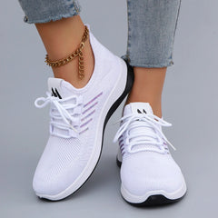 Spring and Autumn New Women's Casual Lace up Comfortable, Breathable, Lightweight and Wear-Resistant Sports
