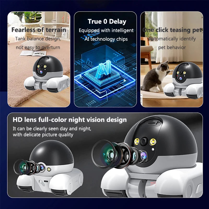 1080P HD WIFI IP Camera Security Protection Surveillance PTZ Camera Auto Tracking Baby Pets Monitor Smart Home Robot Cameras