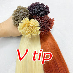 Human Hair Extensions Keratin K Tip Hot Fusion Human Hair Natural Hair Italy Keratin Glue Machine Remy Hair K Tip Straight