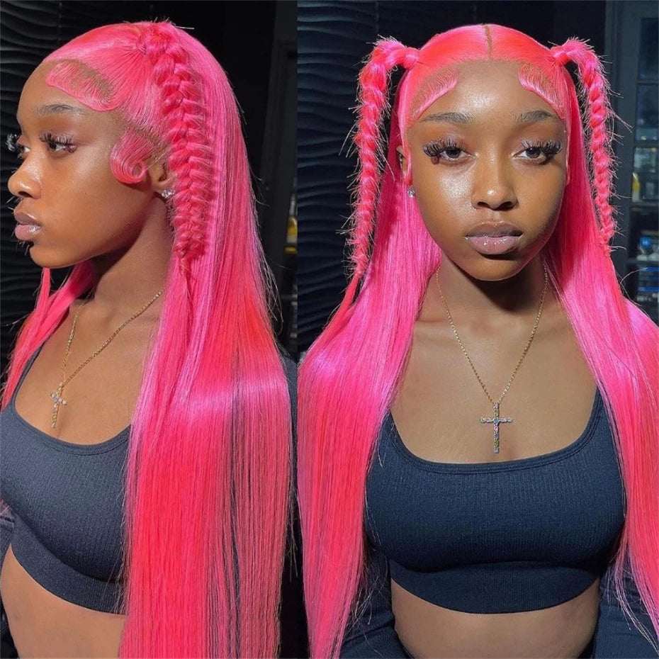 13x6 Teal Ocean Blue Lace Front Wig Human Hair Body Wave 613 Blonde Lace Frontal Wig Preplucked Mint Green Color Human Hair Wigs