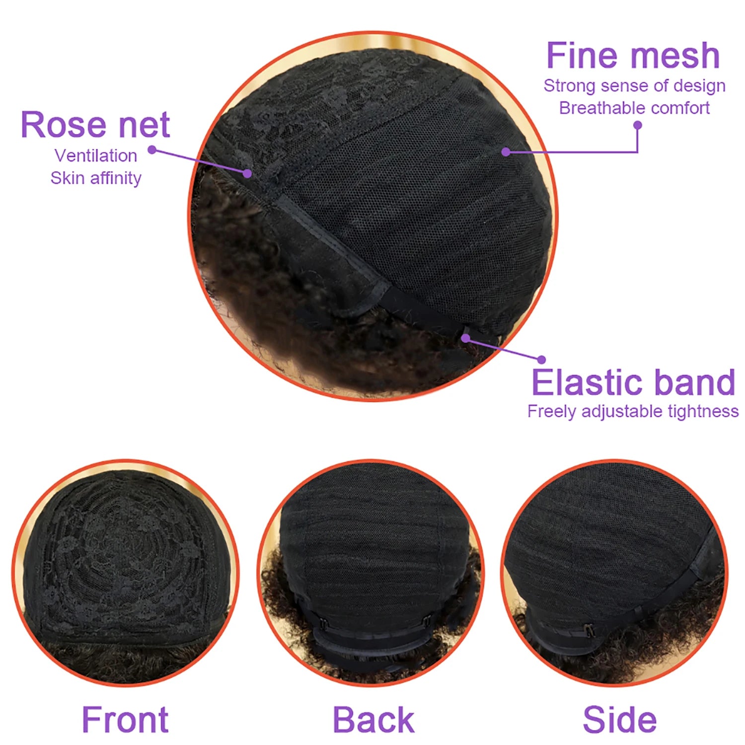 Cheap Short Afro Kinky Curly Wigs For Women Human Hair Brazilian Hair Human Hair Afro Wigs Full Machine Made Wig