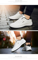 New Men Shoes Casual Shoes Leather Lace-Up Casual Sports Shoes Outdoor Wear-Resistant Vulcanized Shoes High-Quality Men Shoes