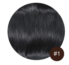 Micro Loop Hair Extensions Remy Human Hair Straight Human Fusion Hair 50 Strands Micro Link Hair Extension Natural Beads Hair