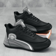 High-Top Casual Sneakers for Men, Trendy Thick-Soled Dad Shoes, Breathable Soft-Soled Non-Slip Versatile Men's Shoes,