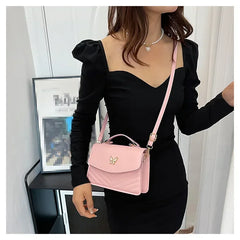 PU Versatile and Fashionable Portable Small Square Bag Single Shoulder Crossbody Bag Luxury Designer r