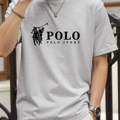 New Style High Quality Men's T-Shirt 2026 Summer Print Casual 100% Cotton