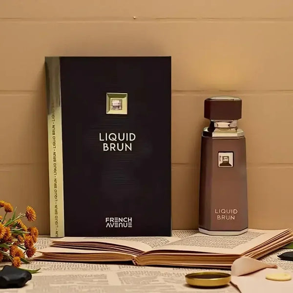 French Avenue Liquid Brun Eau de Parfum Spray 3.4 oz (100 ml) - 12-hour long-lasting Cologne, Eau de Cologne Christmas gift