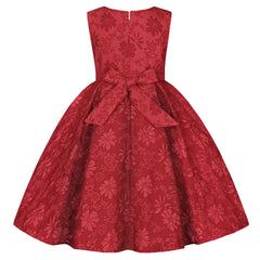 Floral elegant dress for birthday celebration, graduation ball gown, flower girl dress,