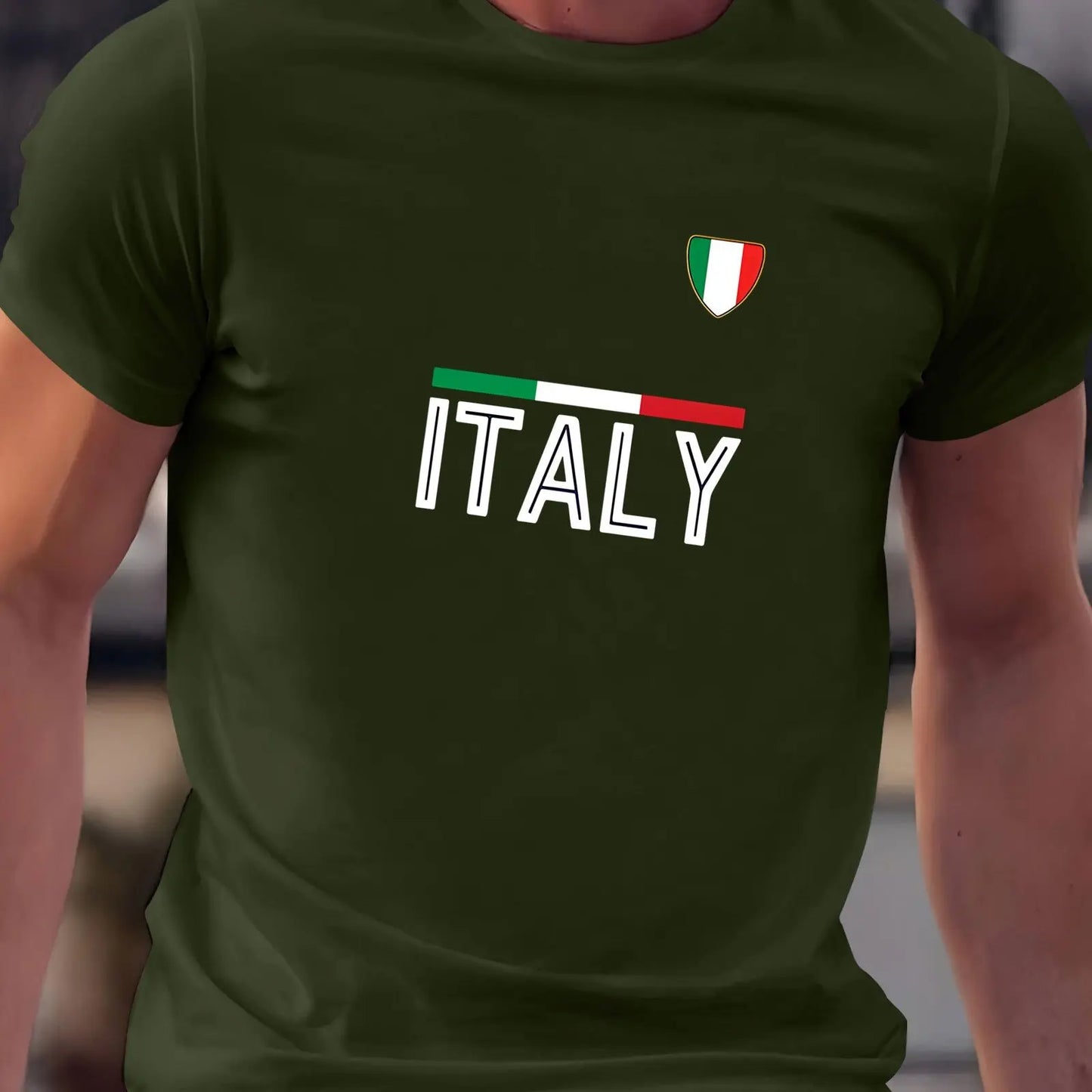 Men's summer 100 cotton fashionable casual sports loose fit plus size Italian