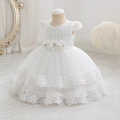 New High Quality Girl Birthday Dress Party Dress Princess Dress One Year Old Flower Girl Dress Lace Princess Dress Party Dress