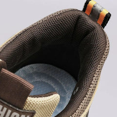 Men Sneakers Outdoor Casual Shoes New Non Slip Vulcanized Shoes Soft Sole Walking Shoe Lace-up High Top
