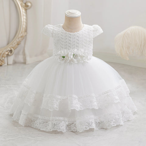 New High Quality Girl Birthday Dress Party Dress Princess Dress One Year Old Flower Girl Dress Lace Princess Dress Party Dress