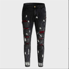 New Streetwear Men pants Stretch Jeans men Casual Men Solid Color Slim Fit Skinny Pants Fashion Sports Jogging Harajuku Pants