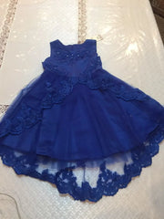 Children's Dress Princess  Embroidered Girl's Lace Flower Girl Trailing Ball Gown flower girl dresses vestidos para niñas