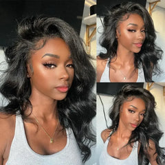 13x4 Body Wave Lace Front Wig Human Hair PrePlucked Brazilian Hair Lace Frontal Wigs For Women