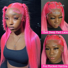 13x6 Teal Ocean Blue Lace Front Wig Human Hair Body Wave 613 Blonde Lace Frontal Wig Preplucked Mint Green Color Human Hair Wigs