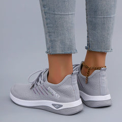 Spring and Autumn New Women's Casual Lace up Comfortable, Breathable, Lightweight and Wear-Resistant Sports