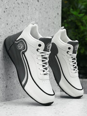 High-Top Casual Sneakers for Men, Trendy Thick-Soled Dad Shoes, Breathable Soft-Soled Non-Slip Versatile Men's Shoes,