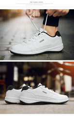 New Men Shoes Casual Shoes Leather Lace-Up Casual Sports Shoes Outdoor Wear-Resistant Vulcanized Shoes High-Quality Men Shoes
