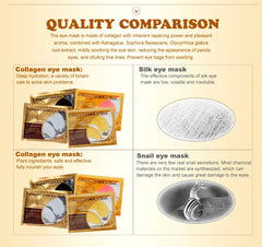 5/10/20/30 Pairs Gold Collagen Crystal Eye Mask skincare Eye Patches Firming Moisturizing Nourishing Eye Skin Care Products