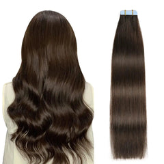 Tape in Hair Extensions Human Hair Seamless Tape in Hair Extensions Invisible Tape ins Virgin Remy Human Hair 50g/pack