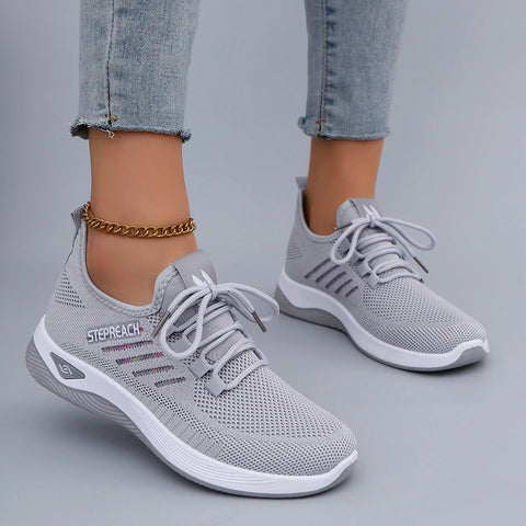 Spring and Autumn New Women's Casual Lace up Comfortable, Breathable, Lightweight and Wear-Resistant Sports