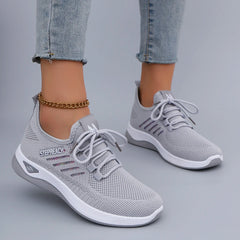 Spring and Autumn New Women's Casual Lace up Comfortable, Breathable, Lightweight and Wear-Resistant Sports