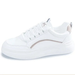 Womens Shoes Daily Lightweight Casual Shoes Comfortable Soft Bottom Sneakers Women Lace Up Flats Zapatillas Mujer