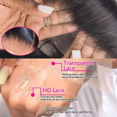 TIMOPOL 100% Human Hair 13x4 Lace Front Body Wave Wig 22 Inch Glueless Wear and Go Wig for  Women